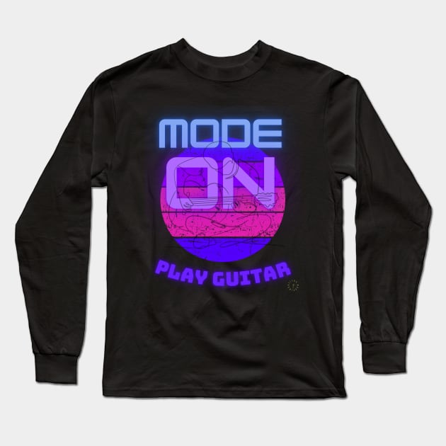 Play guitar Long Sleeve T-Shirt by FehuMarcinArt